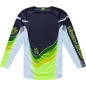 TROY LEE DESIGNS GP Pro Trikot Stagger - Gunmetal/Neo Yellow
