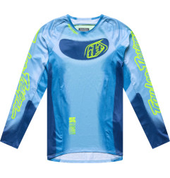 Camiseta infantil TROY LEE DESIGNS SE Pro Illusion - Slate/Flo Yellow