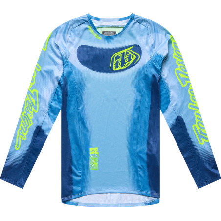 TROY LEE DESIGNS SE Pro Jugend-Trikot Illusion - Slate/Flo Yellow