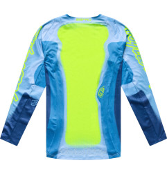 TROY LEE DESIGNS SE Pro Jugend-Trikot Illusion - Slate/Flo Yellow