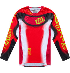 Maillot enfant TROY LEE DESIGNS SE Pro Illusion - rouge/noir