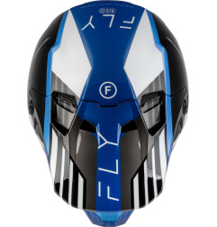 FLY RACING Formula CC Strike Helm - Schwarz/Blau/Grau/Weiß