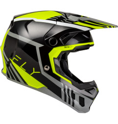 FLY RACING Formula CC Strike Helmet - Grey/Black/Hi-Vis