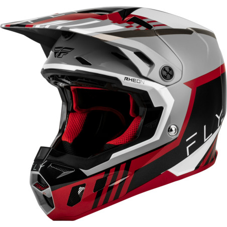 FLY RACING Formula CC Strike Helmet - Grey/Red/Black/White