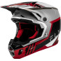 Casco FLY RACING Formula CC Strike - gris/rojo/negro/blanco