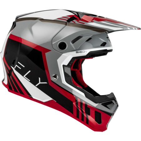 FLY RACING Formula CC Strike Helmet - Grey/Red/Black/White