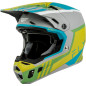 FLY RACING Formula CC Strike Helm - Matte Grau/Grün/Teal FLY RACING Formula CC Strike Helm - Matte Grau/Grün/Teal
