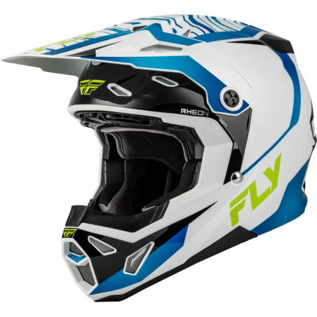 FLY RACING Formula CP Charge Helmet - White/Blue/Black