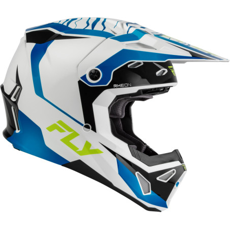 FLY RACING Formula CP Charge Helmet - White/Blue/Black