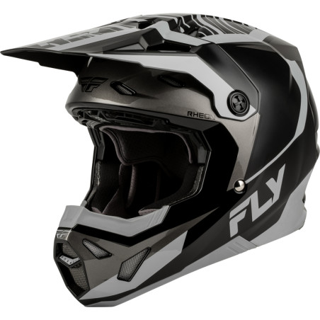 Casco FLY RACING Formula CP Charge - negro/gris/Light Grey