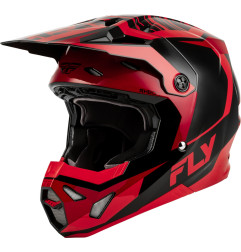 Casque FLY RACING Formula CP Charge - noir/rouge