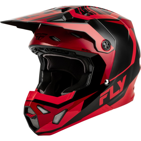 FLY RACING Formula CP Charge Helm - Schwarz/Rot