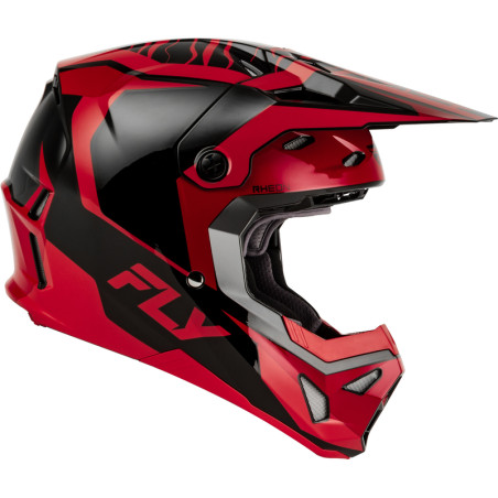 FLY RACING Formula CP Charge Helm - Schwarz/Rot