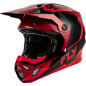 Casque FLY RACING Formula CP Charge - noir/rouge
