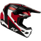 Casco FLY RACING Kinetic Sync - negro/rojo/blanco