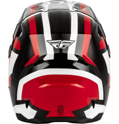 Casco FLY RACING Kinetic Sync - negro/rojo/blanco