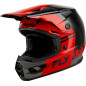 FLY RACING Kinetic DBK 27 Helmet - Black/Red/Grey FLY RACING Kinetic DBK 27 Helmet - Black/Red/Grey