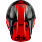 FLY RACING Kinetic DBK 27 Helm - Schwarz/Rot/Grau FLY RACING Kinetic DBK 27 Helm - Schwarz/Rot/Grau
