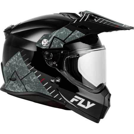 FLY RACING Trekker Helmet - Black/Grey