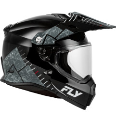 FLY RACING Trekker Helmet - Black/Grey
