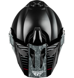 FLY RACING Trekker Helm - Schwarz/Grau