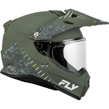 Casque FLY RACING Trekker - Matte Sage/gris