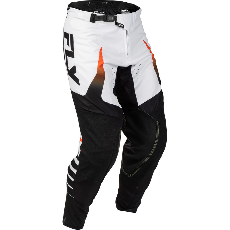 FLY RACING Evolution DST Bolt Pants - White/Black/Orange