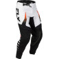 Pantalón FLY RACING Evolution DST Bolt - blanco/negro/naranja