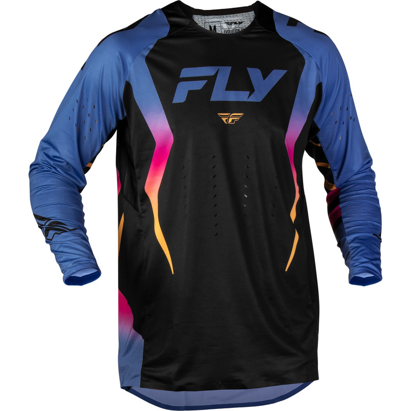 FLY RACING Evolution DST Limited Edition Bolt Jersey - Schwarz/Blau/Multi