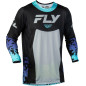 FLY RACING Lite Flake Jersey - Black/Grey/Multi