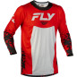 FLY RACING Lite Flake Jersey - Rot/Grau/Schwarz