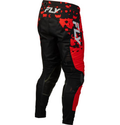 FLY RACING Lite Flake Hose - Rot/Grau/Schwarz