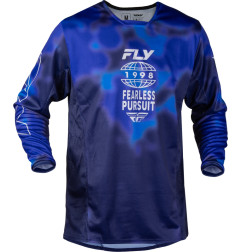 FLY RACING Kinetic Blur Jersey - Blue/Navy