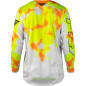 FLY RACING Kinetic Blur Jersey - Weiß/Hi-Vis/Orange