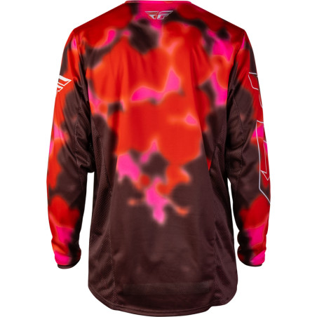 Camiseta FLY RACING Kinetic Blur - rojo/marrón
