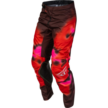 Pantalón FLY RACING Kinetic Blur - rojo/marrón