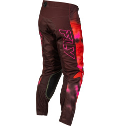Pantalon FLY RACING Kinetic Blur - rouge/marron