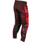 Pantalon FLY RACING Kinetic Blur - rouge/marron