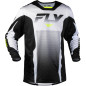 FLY RACING Kinetic Fade Jersey - Weiß/Schwarz/Hi-Vis FLY RACING Kinetic Fade Jersey - Weiß/Schwarz/Hi-Vis