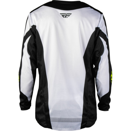 FLY RACING Kinetic Fade Jersey - White/Black/Hi-Vis