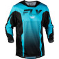 FLY RACING Kinetic Fade Jersey - Blau/Schwarz/Weiß