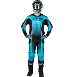 Maillot FLY RACING Kinetic Fade - bleu/noir/blanc