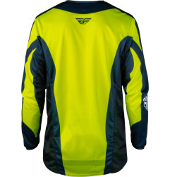 FLY RACING Kinetic Fade Jersey - Hi-Vis/Navy/White