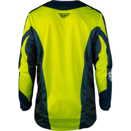 FLY RACING Kinetic Fade Jersey - Hi-Vis/Navy/White