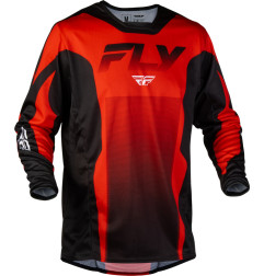 Maillot FLY RACING Kinetic Fade - rouge/noir/blanc
