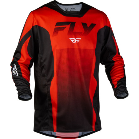 FLY RACING Kinetic Fade Jersey - Rot/Schwarz/Weiß