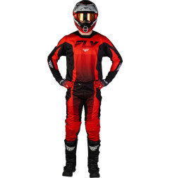 FLY RACING Kinetic Fade Jersey - Red/Black/White