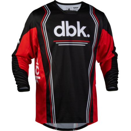 Maillot FLY RACING Kinetic DBK - noir/rouge/blanc