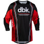 Maillot FLY RACING Kinetic DBK - noir/rouge/blanc