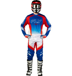 FLY RACING F-16 Raze Jersey - Rot/Weiß/Blau